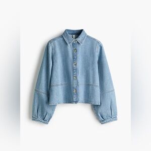 H&M Blue Denim Blouse